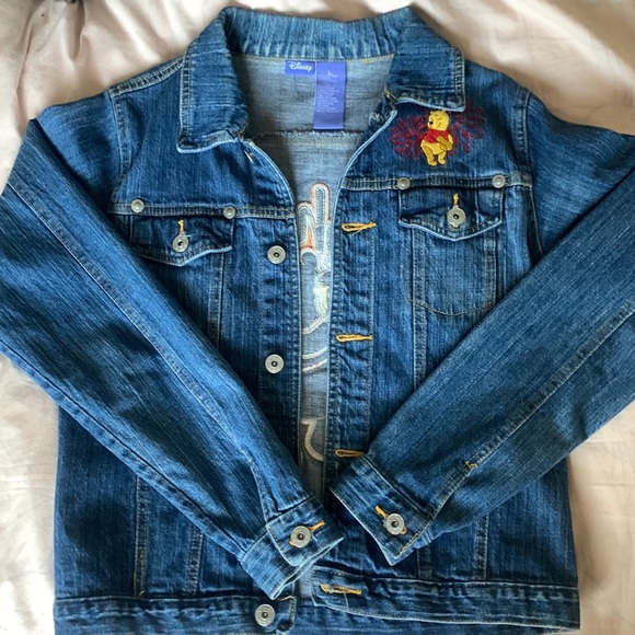 Disney Jackets & Blazers - RARE vintage Whinnie the Pooh Disney denim jacket Large